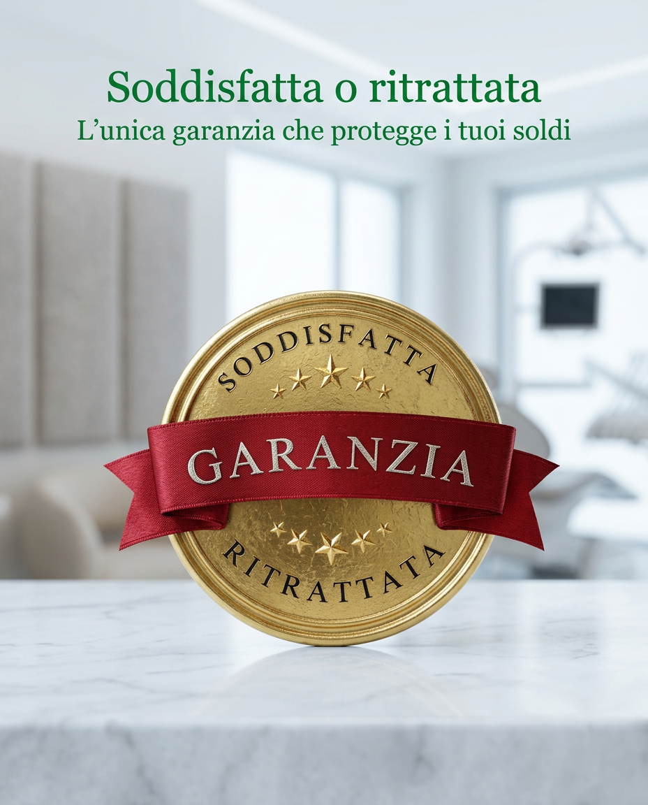 Medaglia garanzia soddisfatta o ritrattata
